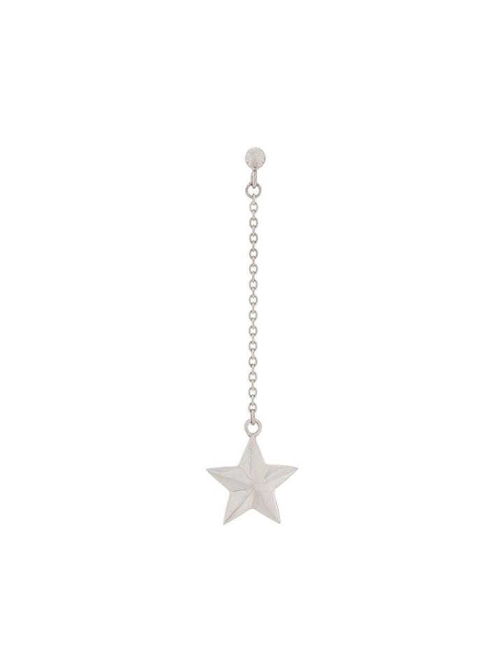 True Rocks Star Drop Earring - Silver