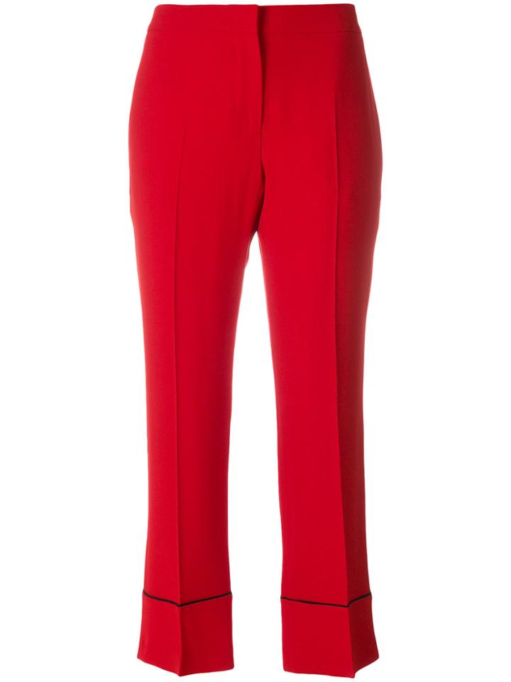 Alexander Mcqueen Cropped Tailored Trousers