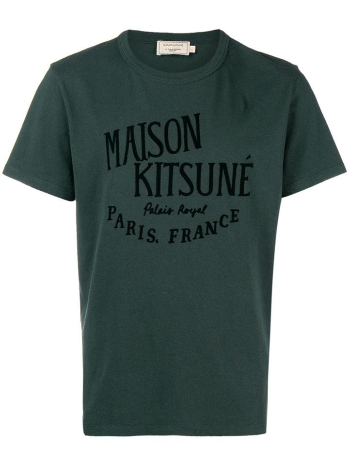 Maison Kitsuné Logo Patch T-shirt - Green