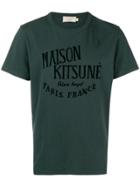 Maison Kitsuné Logo Patch T-shirt - Green