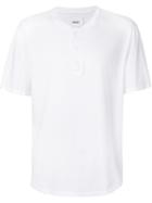 Fadeless Button T-shirt, Men's, Size: S, White, Cotton