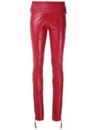 Andrea Bogosian Poulin Skinny Trousers - Red