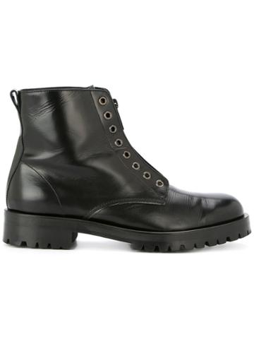 Hysteric Glamour Zipped Lace-less Boots - Black