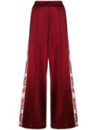 Golden Goose Deluxe Brand Floral Band Palazzo Trousers - Red