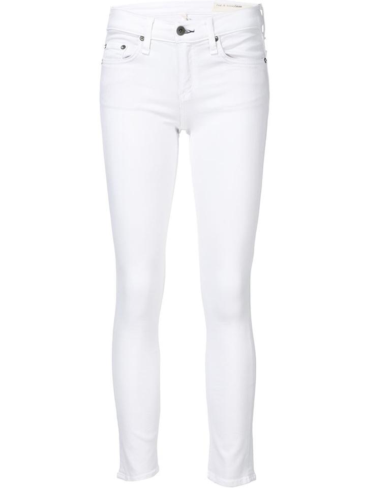 Rag & Bone 'tomboy' Jeans, Women's, Size: 27, White, Viscose/cotton/tencel/spandex/elastane