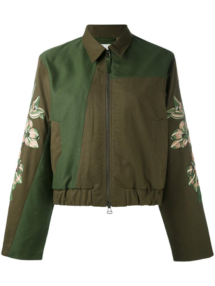 Maharishi Embroidered Sleeve Jacket - Green