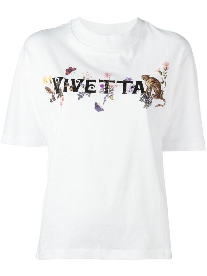Vivetta Logo Print T-shirt - White