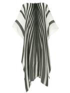 Taller Marmo Striped Long Dress - Black