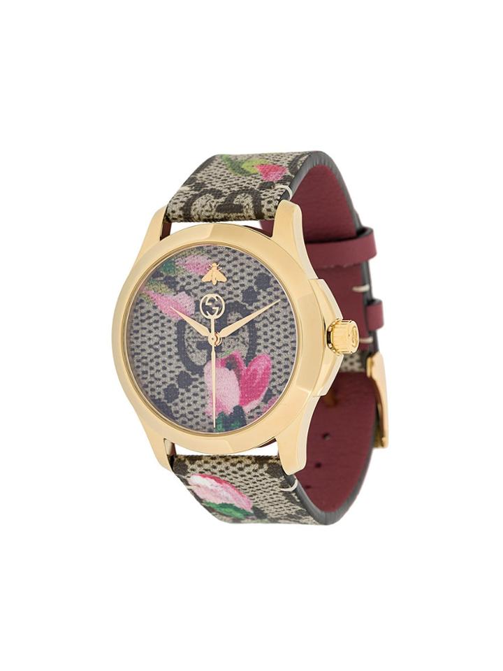 Gucci G-timeless 38mm Watch - Neutrals