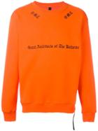 Omc Embroidered Sweatshirt, Men's, Size: Xl, Yellow/orange, Cotton