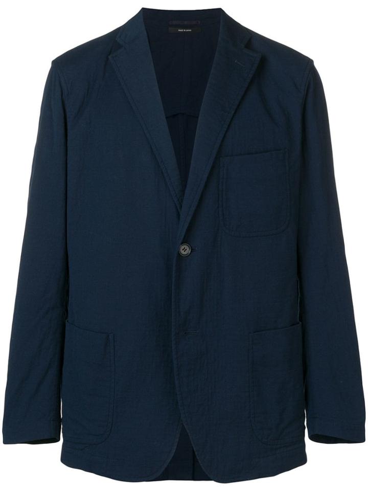Issey Miyake Tailored Blazer Jacket - Blue