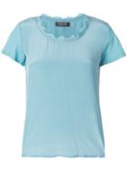 Twin-set Frayed Neck T-shirt - Blue