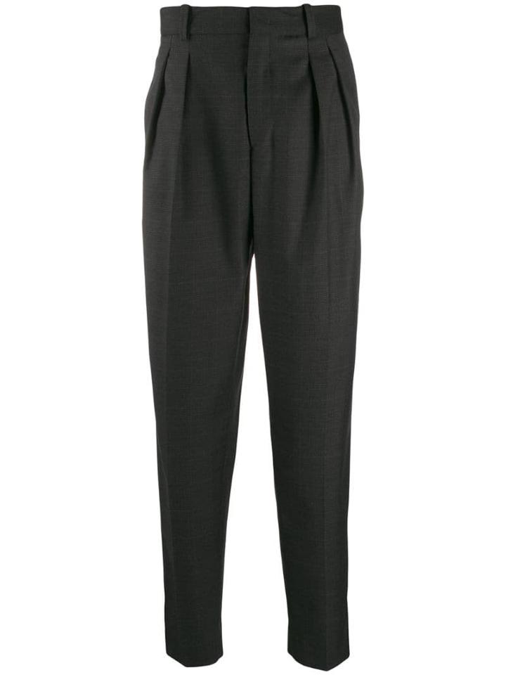Isabel Marant Nicklas Straight-leg Trousers - Black