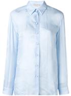 Emilio Pucci Copacabana Silk-blend Shirt - Blue