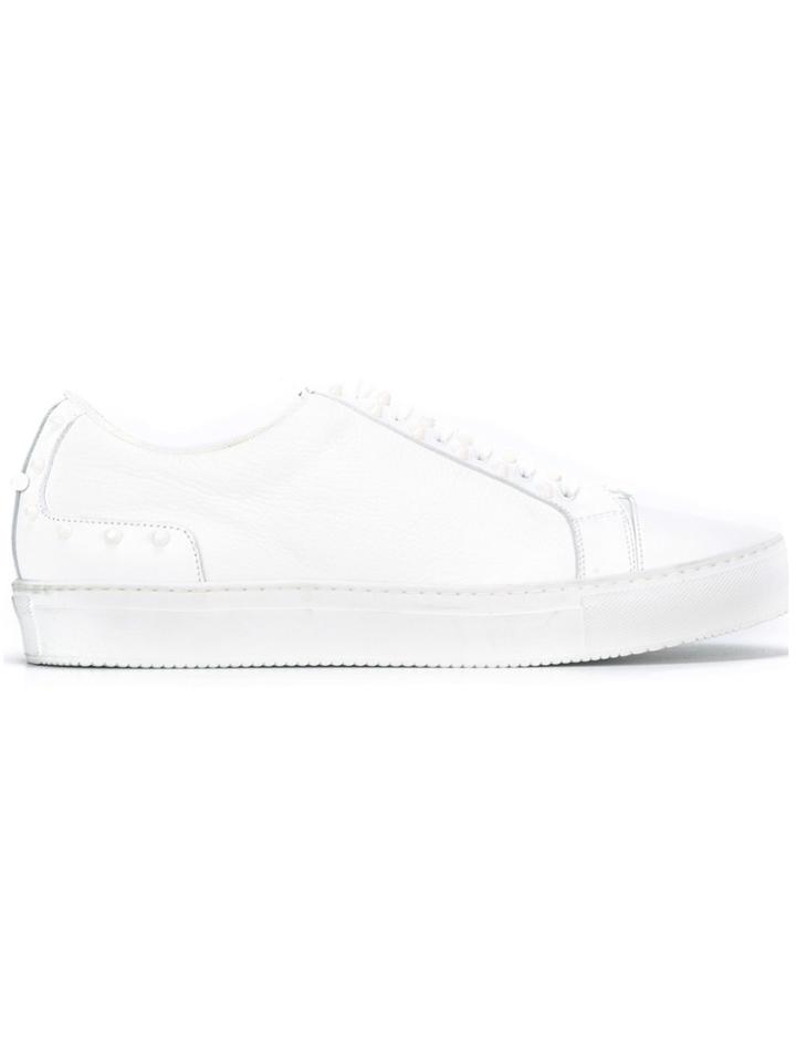 Neil Barrett City Studded Sneakers - White