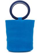 Simon Miller Small Circle Handle Tote Bag - Blue