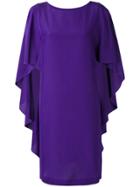Alberta Ferretti Bat Dress - Pink & Purple