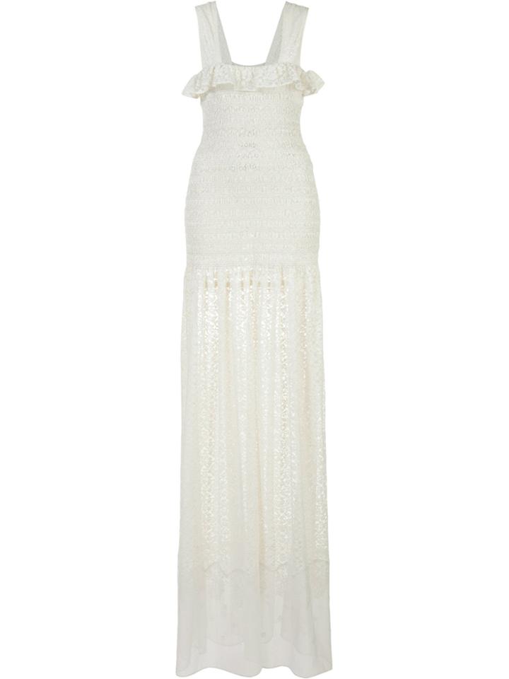 Stella Mccartney Lace Maxi Dress - White