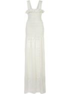Stella Mccartney Lace Maxi Dress - White