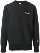 Champion Contrast Logo Sweatshirt - Black