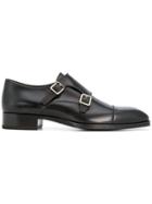 Tom Ford Double Strap Monk Shoes - Black