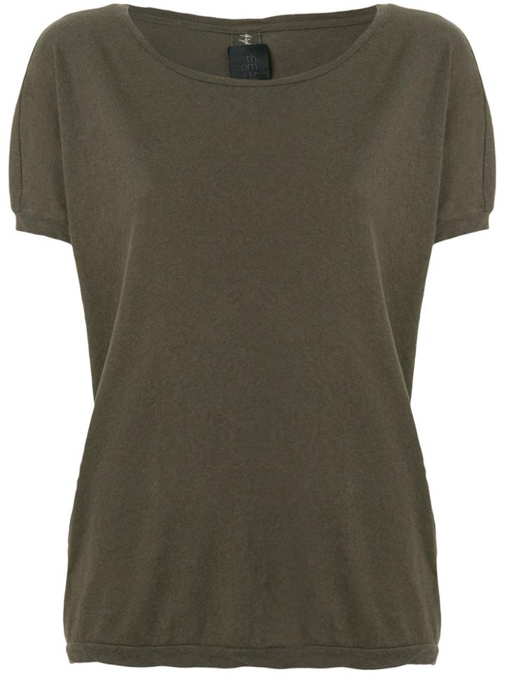 Thom Krom Sleeveless Seam T-shirt - Green