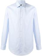 Pal Zileri Curved Hem Shirt - Blue