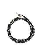 M. Cohen Beaded Bracelet, Size: Large, Black
