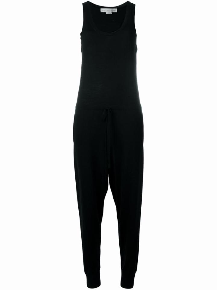 Stella Mccartney Sleeveless Jumpsuit, Women's, Size: 38, Black, Virgin Wool