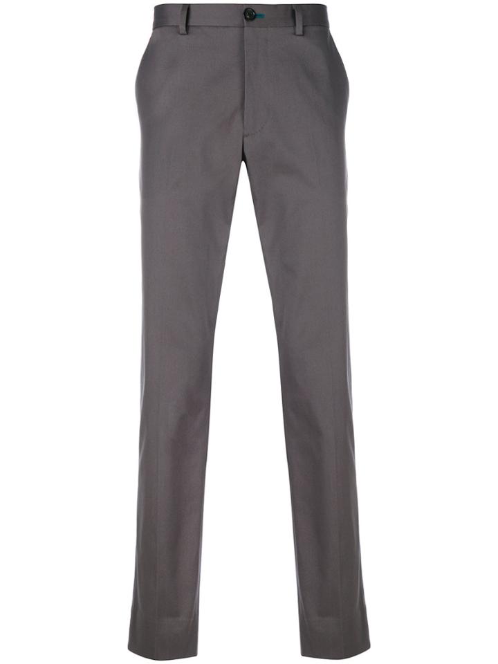 Ps By Paul Smith Straight-leg Trousers - Grey