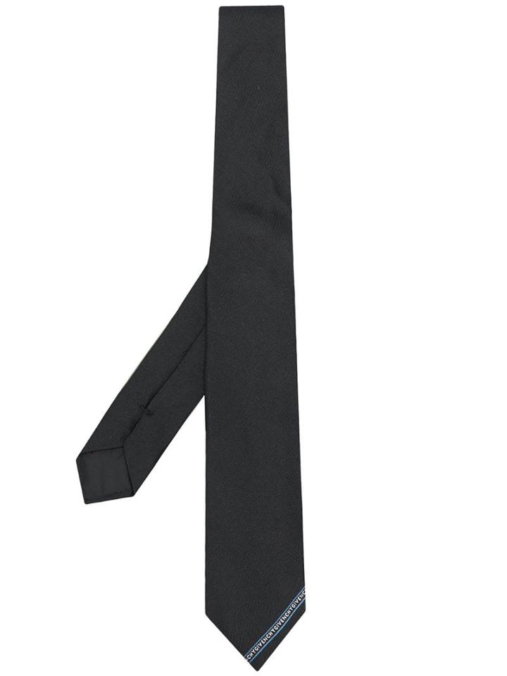 Givenchy Logo Tie - Black