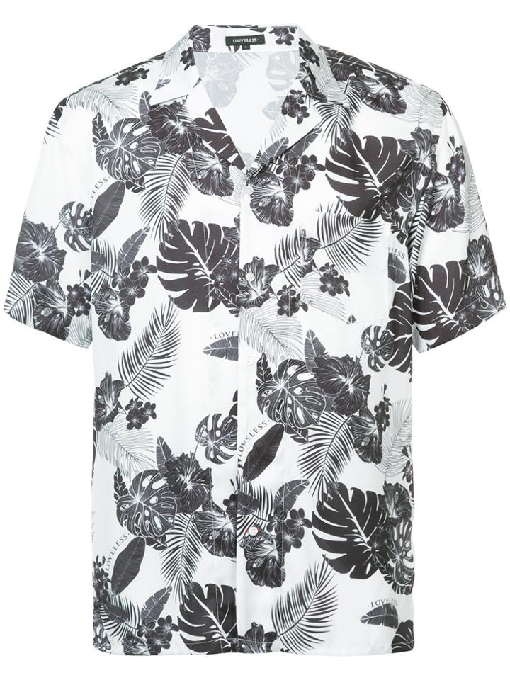 Loveless Floral Short-sleeve Shirt - White