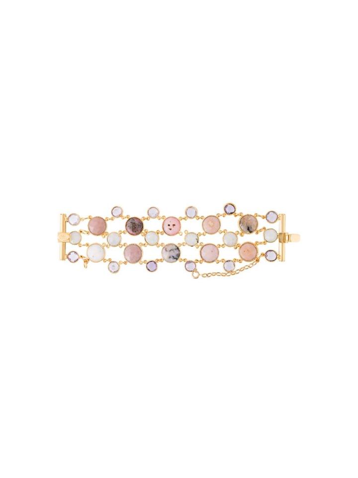 Gas Bijoux 'lagoon' Stone Detail Bracelet, Women's, Metallic