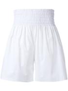 Rochas A-line Shorts, Women's, Size: 40, White, Cotton/spandex/elastane