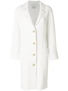 3.1 Phillip Lim Textured Single-breasted Coat - White