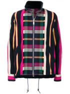 Sacai Drawstring Hem Bomber Jacket - Multicolour