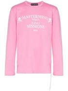 Mastermind Japan Mastermind Missions Ls Tee Pnk - Pink & Purple
