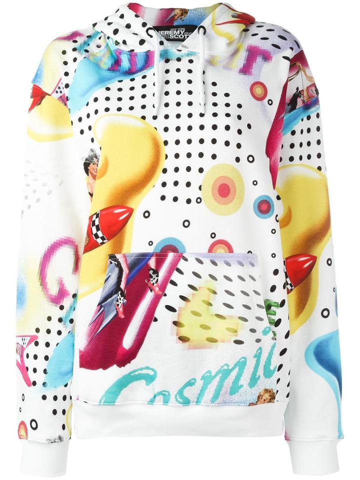 Jeremy Scott Pin-up Print Hoodie, Women's, Size: 42, Cotton