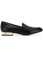 Michael Kors Collection Metal Heel Loafers - Black