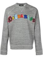 Dsquared2 Embroidered Logo Sweatshirt - Grey
