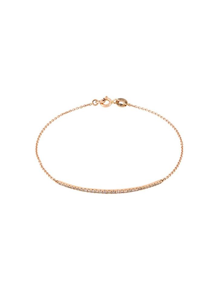 Wouters & Hendrix Gold Champagne Diamond Pavé Bracelet