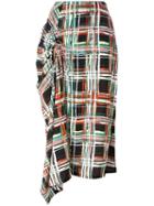 Marni Scribble Print Midi Skirt, Women's, Size: 42, Viscose