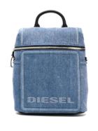 Diesel Rectangular Denim Cross-body Bag - Blue