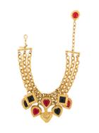 Escada Vintage 1980s Vintage Escada Dramatic Ruby Drop Collar -