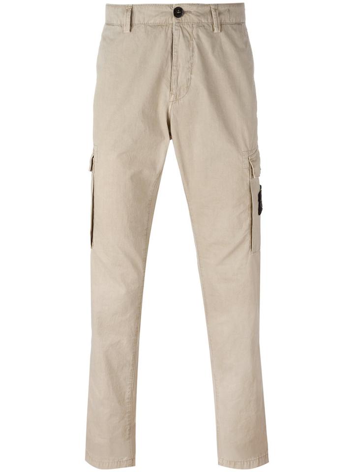 Stone Island - Cargo Trousers - Men - Cotton - 38, Nude/neutrals, Cotton