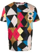 Pringle Of Scotland Patchwork Cotton T-shirt - Black