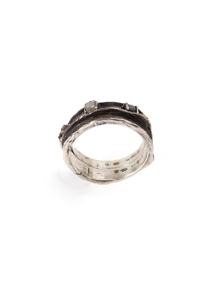 Henson Cavity Set Ring - Metallic