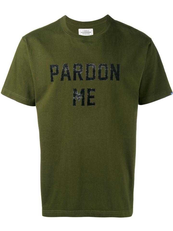 Neighborhood X Fuct Ssdd Printed Cotton T-shirt, Men's, Size: Large, Green, Cotton
