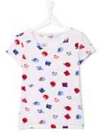 Kenzo Kids Emoji Print T-shirt, Girl's, Size: 16 Yrs, White