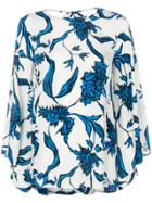 Dorothee Schumacher Floral Printed Bell Sleeve Blouse - White